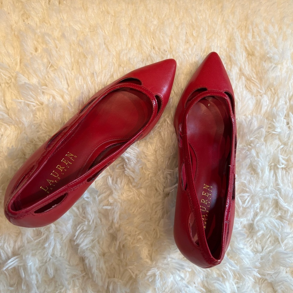 Ralph Lauren Red Women's Flats